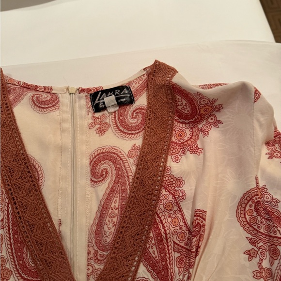 Paisley print v neck dress - Picture 1 of 2